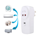 Tomada de controlo remoto inteligente sem fios AK-DL220 220V com controlo remoto, ficha AU, ficha UE, ficha UK, ficha US