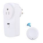 Tomada de controlo remoto inteligente sem fios AK-DL220 220V com controlo remoto, ficha AU, ficha UE, ficha UK, ficha US