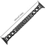 Correia de Relógio em Metal com Duplo Círculo xDfind, Para Apple Watch 42 / 44 / 45 / 46 / 49mm, Para Apple Watch 38 / 40 / 41 / S10 42mm