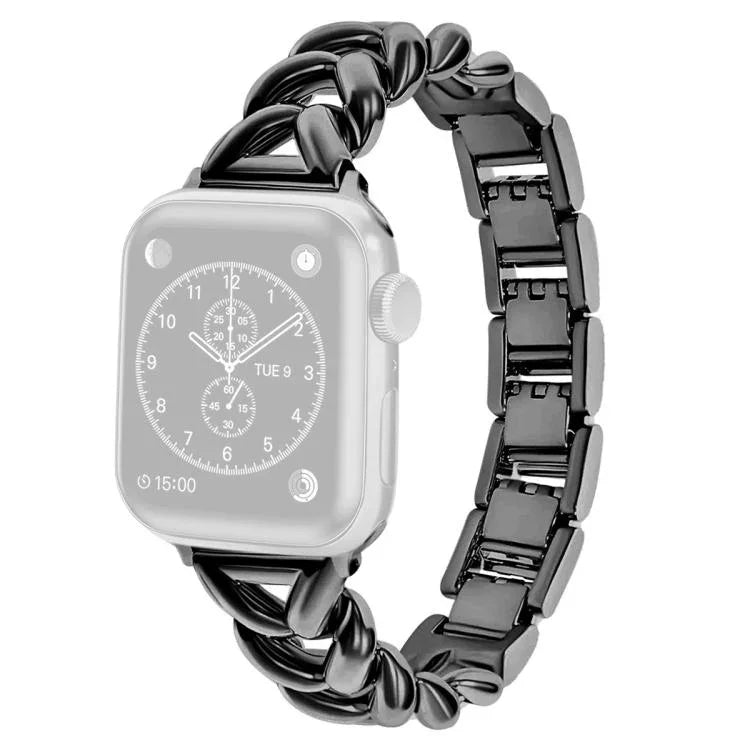 Correia de Relógio em Metal em Forma de V xDfind, Para Apple Watch 42 / 44 / 45 / 46 / 49mm, Para Apple Watch 38 / 40 / 41 / S10 42mm