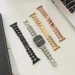Correia de Relógio em Metal em Forma de V xDfind, Para Apple Watch 42 / 44 / 45 / 46 / 49mm, Para Apple Watch 38 / 40 / 41 / S10 42mm