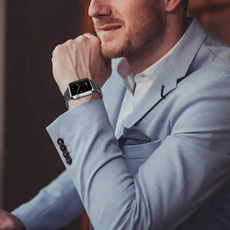 Correia de Relógio em Metal com Textura de Dragão xDfind, Para Apple Watch 42 / 44 / 45 / 46 / 49mm, Para Apple Watch 38 / 40 / 41 / S10 42mm