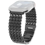 Correia de Relógio Milanesa Trançada em Aço Inoxidável xDfind, Para Apple Watch 42 / 44 / 45 / 46 / 49mm, Para Apple Watch 38 / 40 / 41 / S10 42mm
