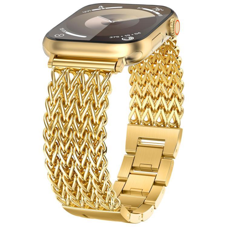 Correia de Relógio Milanesa Trançada em Aço Inoxidável xDfind, Para Apple Watch 42 / 44 / 45 / 46 / 49mm, Para Apple Watch 38 / 40 / 41 / S10 42mm