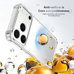 Capa para telemóvel em acrílico + TPU com proteção anti-impactos nos quatro cantos, Para iPhone 17 Pro Max, Para iPhone 17 Pro, Para iPhone 17, Para iPhone Air