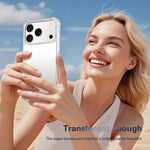 Capa para telemóvel em acrílico + TPU com proteção anti-impactos nos quatro cantos, Para iPhone 17 Pro Max, Para iPhone 17 Pro, Para iPhone 17, Para iPhone Air