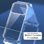 Capa para telemóvel em acrílico + TPU com proteção anti-impactos nos quatro cantos, Para iPhone 17 Pro Max, Para iPhone 17 Pro, Para iPhone 17, Para iPhone Air