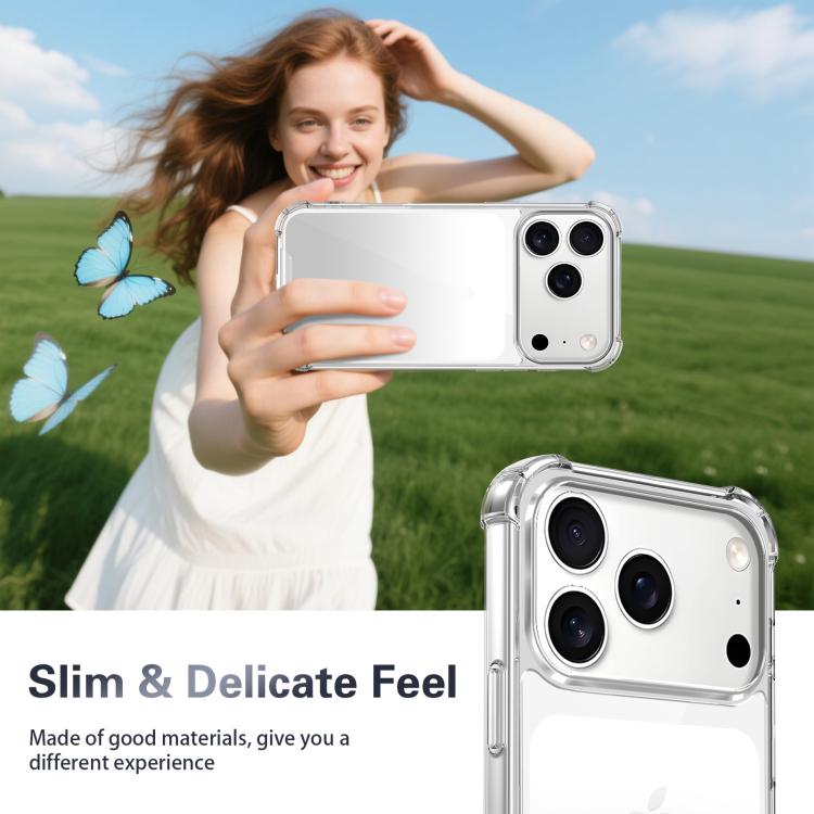 Capa para telemóvel em acrílico + TPU com proteção anti-impactos nos quatro cantos, Para iPhone 17 Pro Max, Para iPhone 17 Pro, Para iPhone 17, Para iPhone Air
