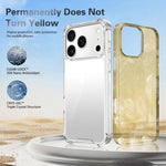 Capa para telemóvel em acrílico + TPU com proteção anti-impactos nos quatro cantos, Para iPhone 17 Pro Max, Para iPhone 17 Pro, Para iPhone 17, Para iPhone Air