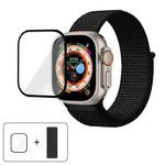 Correia de Relógio em Nylon Básica com Laço e Filme Curvo 3D, Para Apple Watch Série 40mm, Para Apple Watch Ultra 2 / 1 49mm, Para Apple Watch Série 45mm