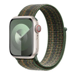 Correia de Relógio em Nylon Básica com Laço e Filme Curvo 3D, Para Apple Watch Série 41mm, Para Apple Watch Série 38mm, Para Apple Watch Série 42mm