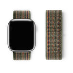 Correia de Relógio em Nylon Básica com Laço e Filme Curvo 3D, Para Apple Watch Série 41mm, Para Apple Watch Série 38mm, Para Apple Watch Série 42mm