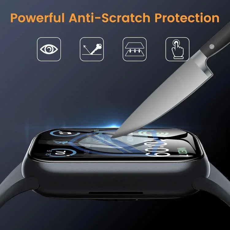 Correia de Relógio em Nylon Básica com Laço e Filme Curvo 3D, Para Apple Watch Série 41mm, Para Apple Watch Série 38mm, Para Apple Watch Série 42mm
