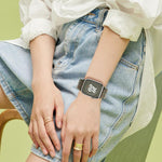 Correia de Relógio em Nylon com Laço e Filme Curvo 3D, Para Apple Watch Série 41mm, Para Apple Watch Série 38mm, Para Apple Watch Série 42mm