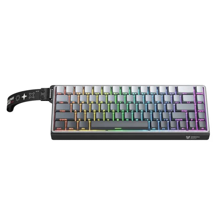 ONIKUMA G69 Teclado com Eixo Magnético com Fio e Iluminação RGB, 68 Teclas
