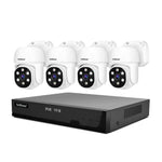 Kit Gravador de Vídeo em Rede com Câmara POE 4-Canais HD 3MP SriHome NVS005-POE030, 3MP 4-Canais