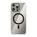Capa transparente para telemóvel ABEEL MagSafe com anel magnético colorido anti-riscos, para iPhone 13 Pro Max, para iPhone 13 Pro, para iPhone 13
