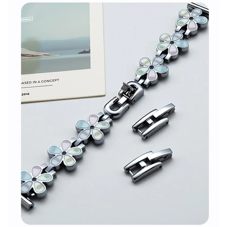Bracelete Metálica xDfind Sun Petal, Para Apple Watch 42 / 44 / 45 / 46 / 49mm, Para Apple Watch 38 / 40 / 41 / S10 42mm
