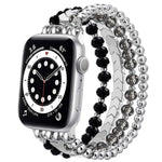 Bracelete Metálica xDfind Arrow com Contas de Cristal, Para Apple Watch 42 / 44 / 45 / 46 / 49mm, Para Apple Watch 38 / 40 / 41 / S10 42mm