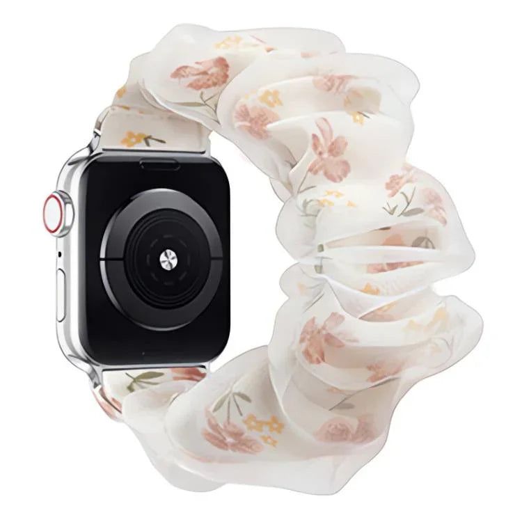 Bracelete xDfind Híbrida de Organza Dupla Camada em Poliéster, Para Apple Watch 42 / 44 / 45 / 46 / 49mm, Para Apple Watch 38 / 40 / 41 / S10 42mm