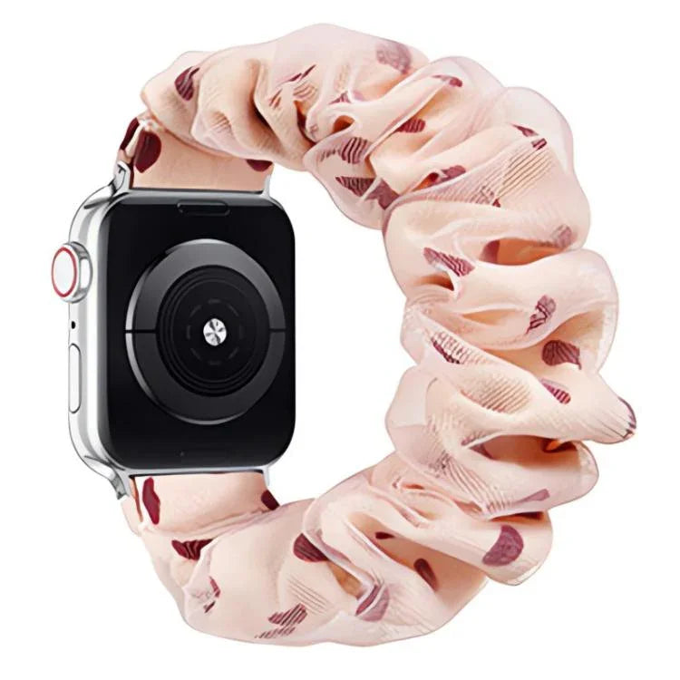 Bracelete xDfind Híbrida de Organza Dupla Camada em Poliéster, Para Apple Watch 42 / 44 / 45 / 46 / 49mm, Para Apple Watch 38 / 40 / 41 / S10 42mm