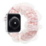Bracelete xDfind Híbrida de Organza Dupla Camada em Poliéster, Para Apple Watch 42 / 44 / 45 / 46 / 49mm, Para Apple Watch 38 / 40 / 41 / S10 42mm