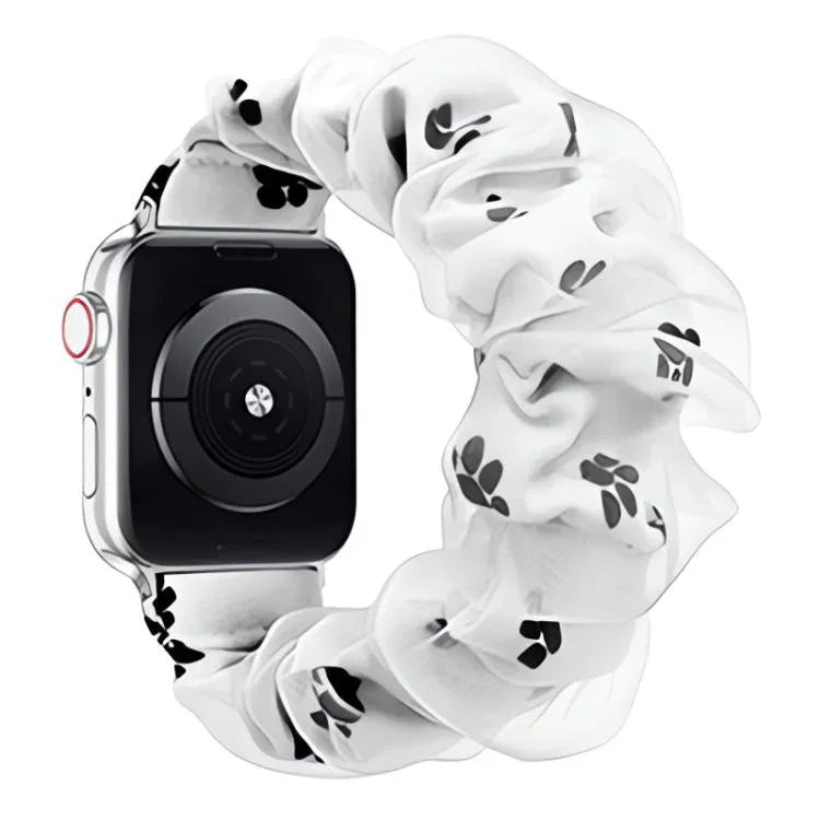 Bracelete xDfind Híbrida de Organza Dupla Camada em Poliéster, Para Apple Watch 42 / 44 / 45 / 46 / 49mm, Para Apple Watch 38 / 40 / 41 / S10 42mm