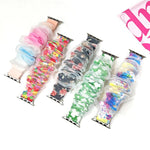 Bracelete xDfind Híbrida de Organza Dupla Camada em Poliéster, Para Apple Watch 42 / 44 / 45 / 46 / 49mm, Para Apple Watch 38 / 40 / 41 / S10 42mm