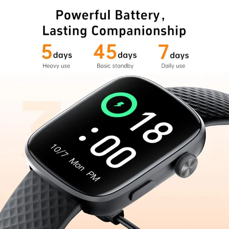 GTS8 relógio inteligente fitness com ecrã AMOLED de 1,95 polegadas, suporta monitorização da frequência cardíaca