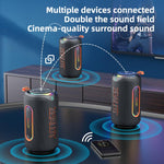 Zealot MP1 Coluna Bluetooth RGB Portátil 60W para Exterior