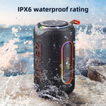 Zealot MP1 Coluna Bluetooth RGB Portátil 60W para Exterior