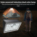 N775B Solar Dual-Color Sensor Wall Light