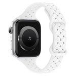 Bracelete xDfind em Silicone Trançado com Fivela Borboleta, Para Apple Watch 42 / 44 / 45 / 46 / 49mm, Para Apple Watch 38 / 40 / 41 / S10 42mm