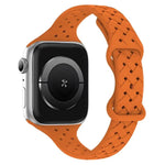 Bracelete xDfind em Silicone Trançado com Fivela Borboleta, Para Apple Watch 42 / 44 / 45 / 46 / 49mm, Para Apple Watch 38 / 40 / 41 / S10 42mm