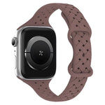 Bracelete xDfind em Silicone Trançado com Fivela Borboleta, Para Apple Watch 42 / 44 / 45 / 46 / 49mm, Para Apple Watch 38 / 40 / 41 / S10 42mm