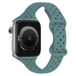 Bracelete xDfind em Silicone Trançado com Fivela Borboleta, Para Apple Watch 42 / 44 / 45 / 46 / 49mm, Para Apple Watch 38 / 40 / 41 / S10 42mm