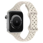 Bracelete xDfind em Silicone Trançado com Fivela Borboleta, Para Apple Watch 42 / 44 / 45 / 46 / 49mm, Para Apple Watch 38 / 40 / 41 / S10 42mm