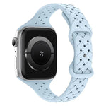 Bracelete xDfind em Silicone Trançado com Fivela Borboleta, Para Apple Watch 42 / 44 / 45 / 46 / 49mm, Para Apple Watch 38 / 40 / 41 / S10 42mm
