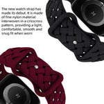Bracelete xDfind em Silicone Trançado com Fivela Borboleta, Para Apple Watch 42 / 44 / 45 / 46 / 49mm, Para Apple Watch 38 / 40 / 41 / S10 42mm