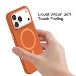 Capa para telemóvel em silicone líquido da série Mutural Karen com MagSafe, Para iPhone 17 Pro Max, Para iPhone 17 Pro