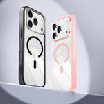 Capa híbrida para telemóvel em PC e TPU da série Mutural Soft Mist com MagSafe, Para iPhone 17 Pro Max, Para iPhone 17 Pro