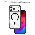 Capa híbrida para telemóvel em PC e TPU da série Mutural Soft Mist com MagSafe, Para iPhone 17 Pro Max, Para iPhone 17 Pro