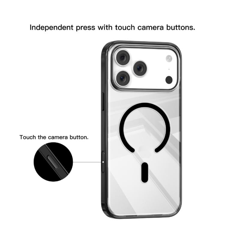 Capa híbrida para telemóvel em PC e TPU da série Mutural Soft Mist com MagSafe, Para iPhone 17 Pro Max, Para iPhone 17 Pro