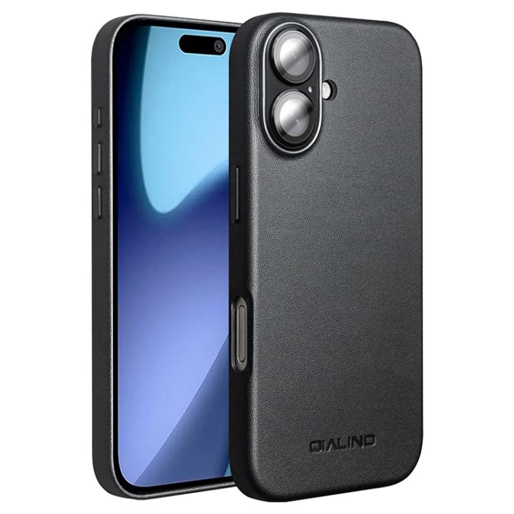 Capa para telemóvel em pele tecnológica QIALINO com MagSafe, Para iPhone 17 Pro Max, Para iPhone 17 Pro, Para iPhone 17, Para iPhone Air
