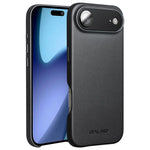 Capa para telemóvel em pele tecnológica QIALINO com MagSafe, Para iPhone 17 Pro Max, Para iPhone 17 Pro, Para iPhone 17, Para iPhone Air