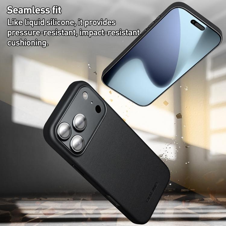 Capa para telemóvel em pele tecnológica QIALINO com MagSafe, Para iPhone 17 Pro Max, Para iPhone 17 Pro, Para iPhone 17, Para iPhone Air