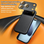 Capa para telemóvel em pele tecnológica QIALINO com MagSafe, Para iPhone 17 Pro Max, Para iPhone 17 Pro, Para iPhone 17, Para iPhone Air