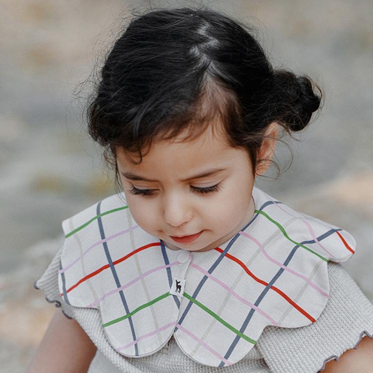 Benzdeer Petal Shape Bib Infants Saliva Towel, Love Heart, Ripple Red and Blue Grid, Ripple Bow, Large Color Grid, Pink and Yellow Stripes, Pink and Blue Stripes, Retro Checkered Flowers, Retro Butterfly, Retro Line Flowers, Retro Umbrella, Tool