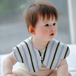 Benzdeer Petal Shape Bib Infants Saliva Towel, Love Heart, Ripple Red and Blue Grid, Ripple Bow, Large Color Grid, Pink and Yellow Stripes, Pink and Blue Stripes, Retro Checkered Flowers, Retro Butterfly, Retro Line Flowers, Retro Umbrella, Tool