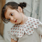 Benzdeer Petal Shape Bib Infants Saliva Towel, Love Heart, Ripple Red and Blue Grid, Ripple Bow, Large Color Grid, Pink and Yellow Stripes, Pink and Blue Stripes, Retro Checkered Flowers, Retro Butterfly, Retro Line Flowers, Retro Umbrella, Tool